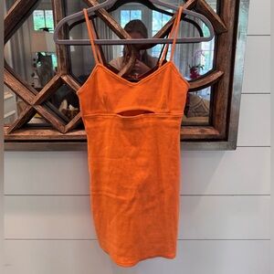 BB Dakota by Steve Madden Orange Sheath Mini Dress